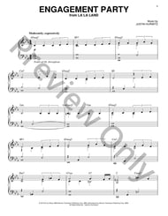 Engagement Party piano sheet music cover